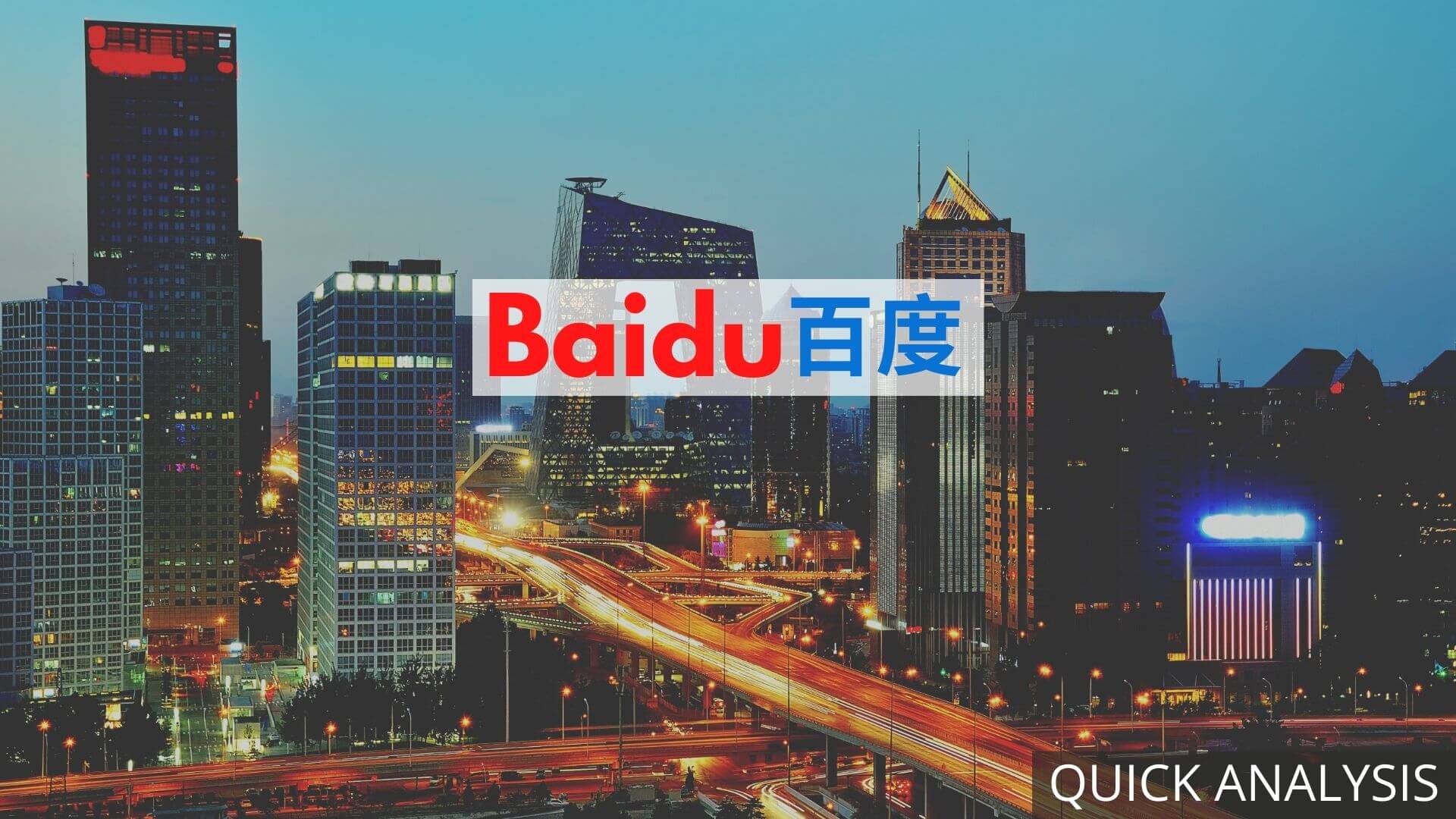 Baidu Aktie Analyse