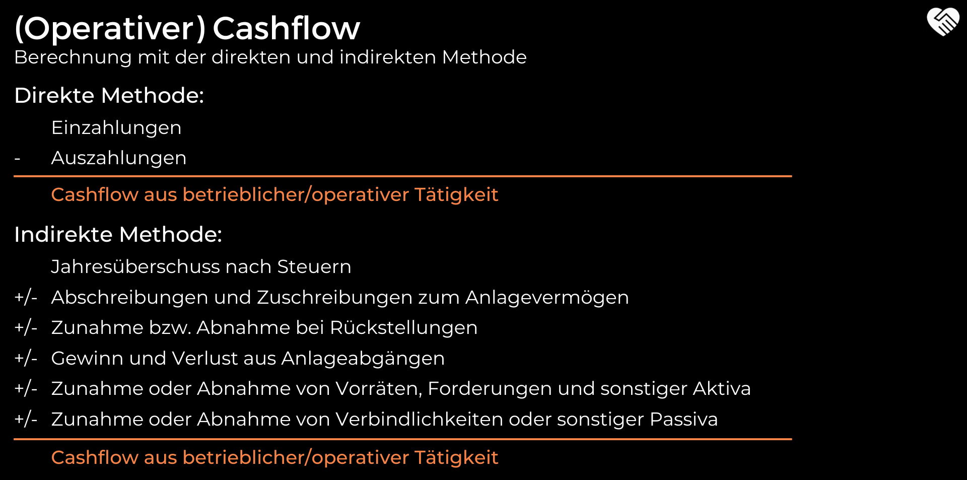 Operativer Cashflow Berechnung Formel